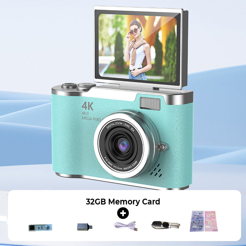 🌈4K HD Flip-Screen Digital Camera📸