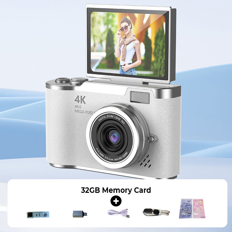 🌈4K HD Flip-Screen Digital Camera📸