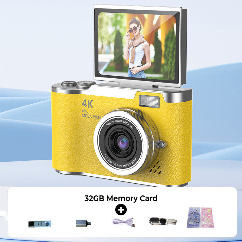 🌈4K HD Flip-Screen Digital Camera📸