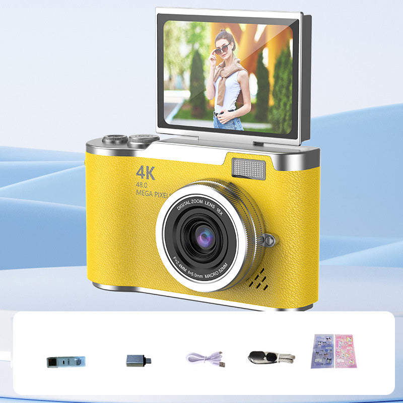🌈4K HD Flip-Screen Digital Camera📸