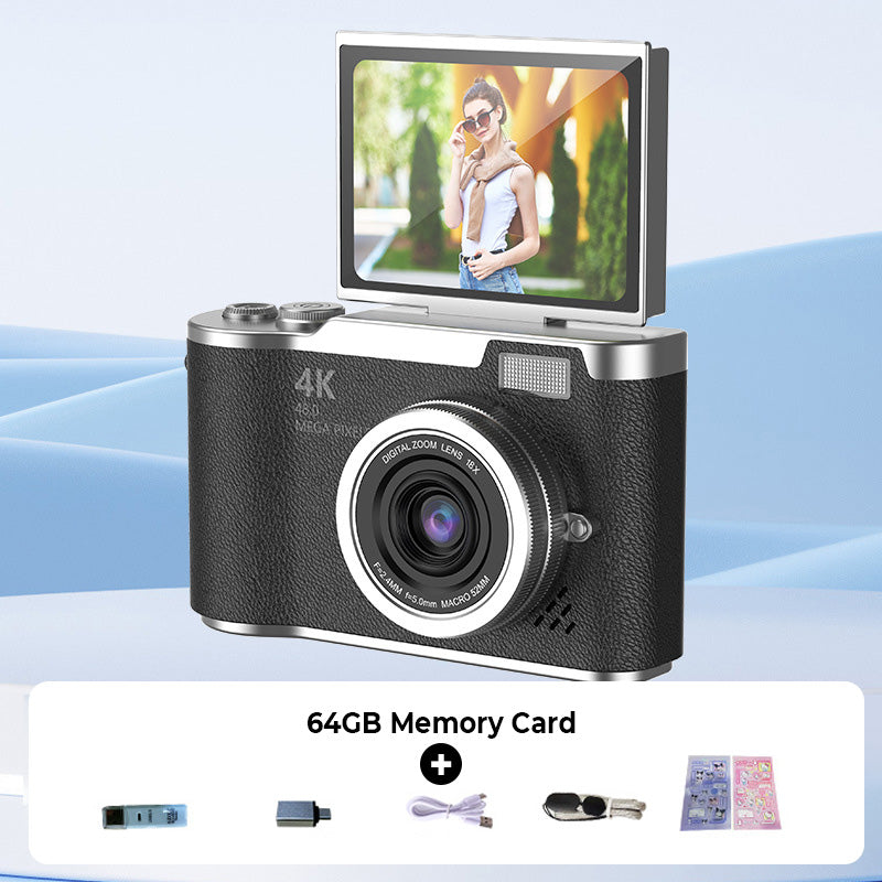 🌈4K HD Flip-Screen Digital Camera📸