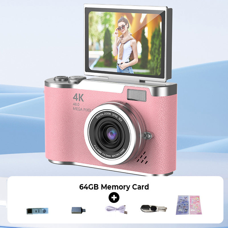 🌈4K HD Flip-Screen Digital Camera📸