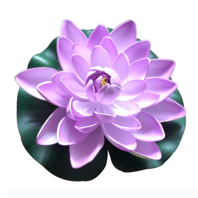 Floating Artificial Simulation Water Lily for Home Garden Ponds Decoration