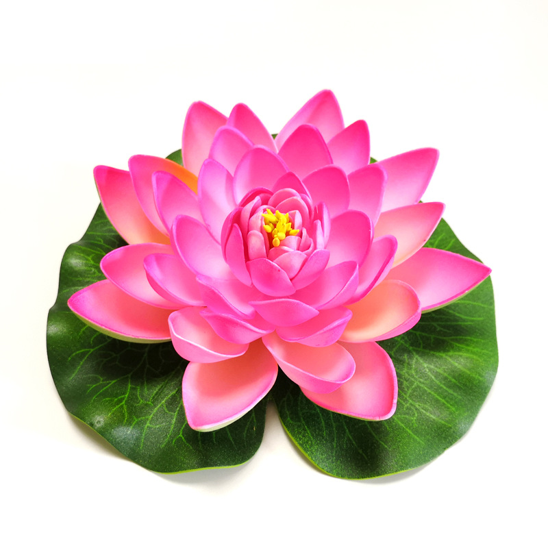 Floating Artificial Simulation Water Lily for Home Garden Ponds Decoration
