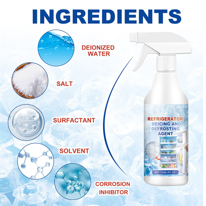 💥Biggest Sales - 50% OFF💥120ml Fridge Freezer De-Icer Spray