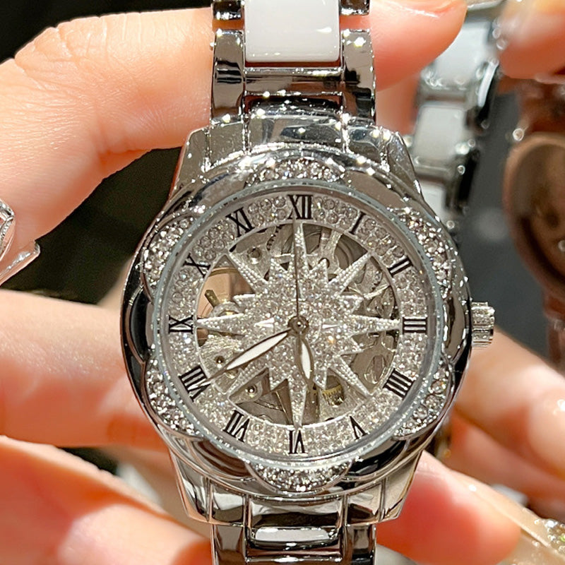 š„Christmas Limited-Time Offer: 50% OFF!!!ā³Time-limited SpecialšWomen's Rhinestone Quartz Watch