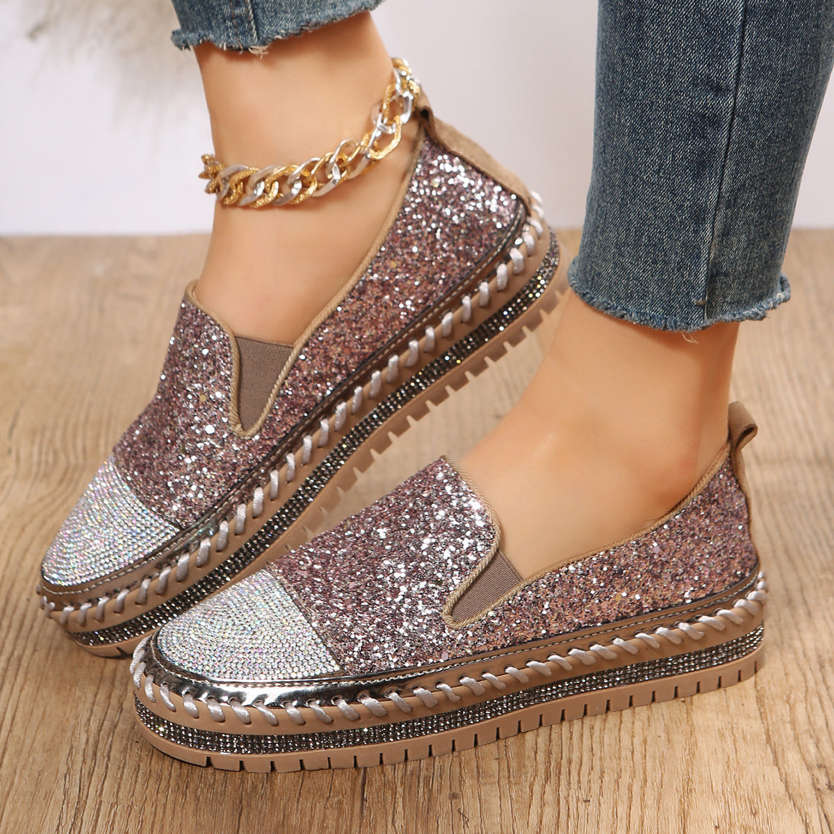 Women's Fashion Thick Sole Loafers