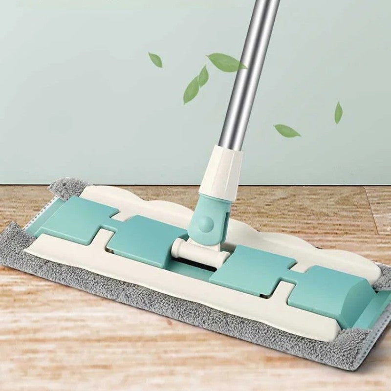 🔥Summer Hot Sale 49% OFF🔥Flat Mop with Stainless Steel Handle with Reusable Washable Mop Cloths