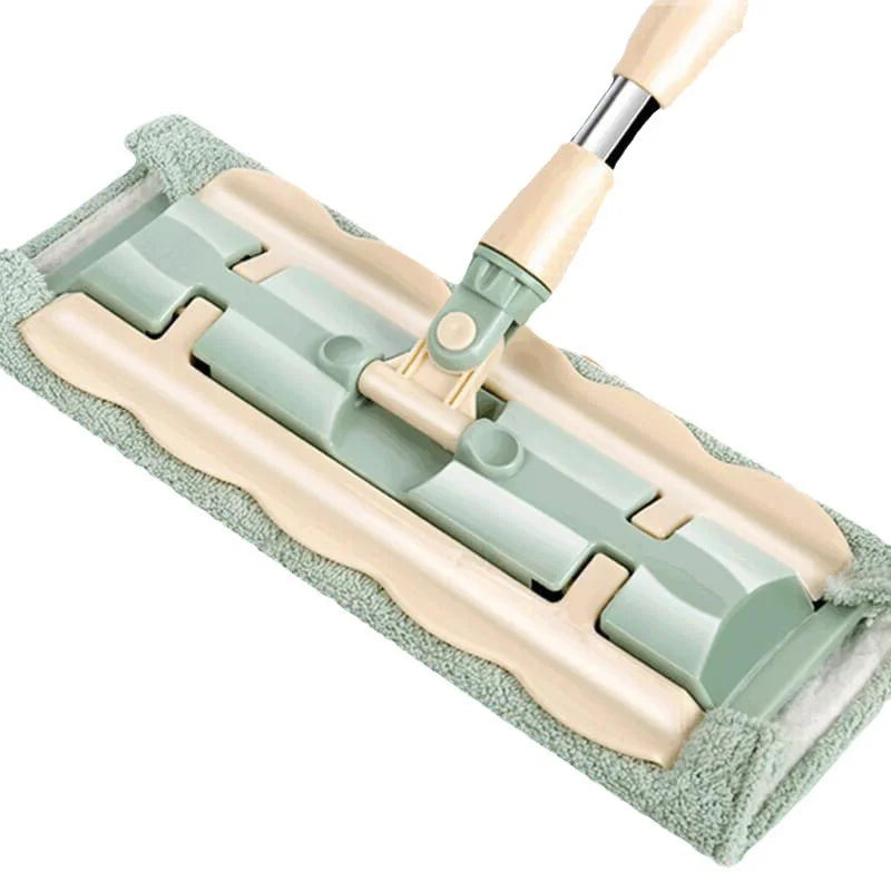 🔥Summer Hot Sale 49% OFF🔥Flat Mop with Stainless Steel Handle with Reusable Washable Mop Cloths