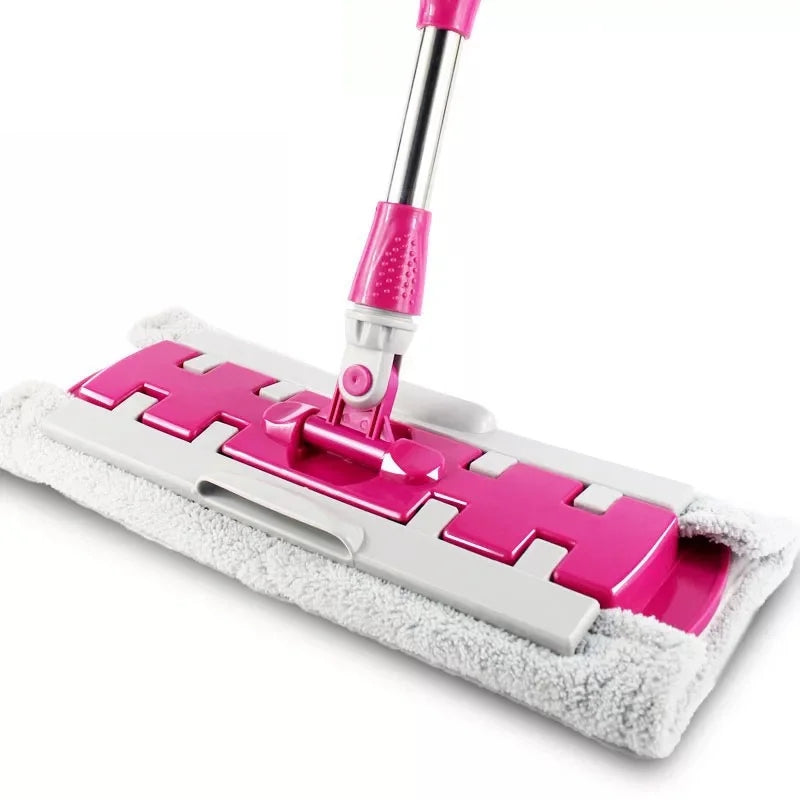 🔥Summer Hot Sale 49% OFF🔥Flat Mop with Stainless Steel Handle with Reusable Washable Mop Cloths