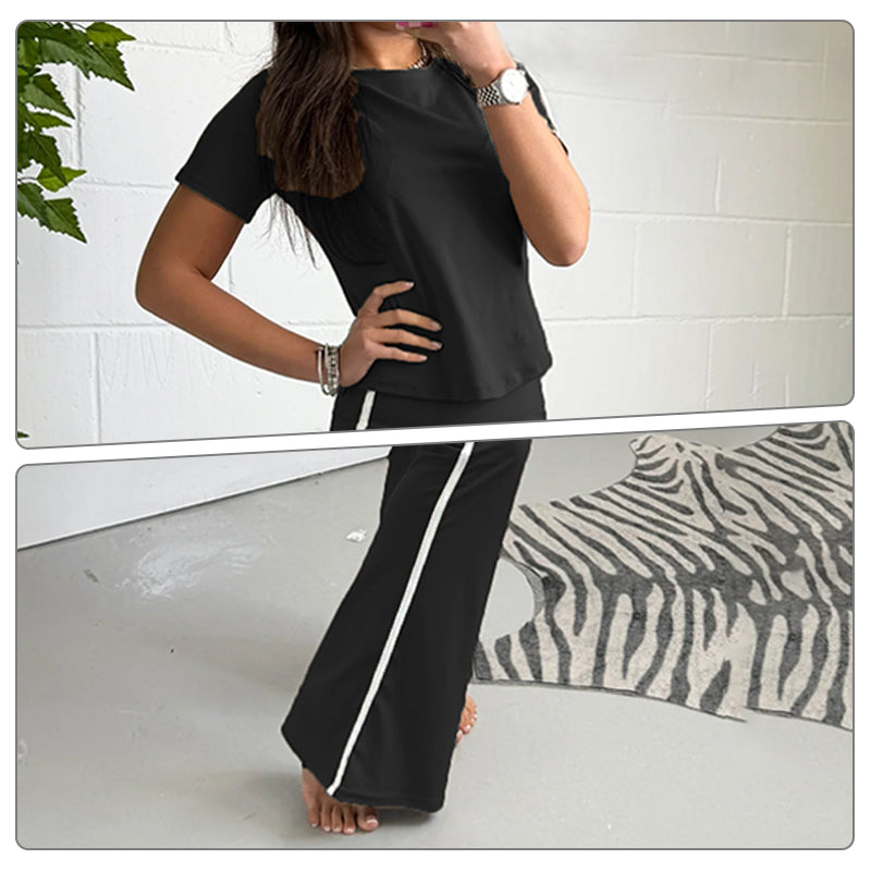 Solid Color Sports 2-Piece Set