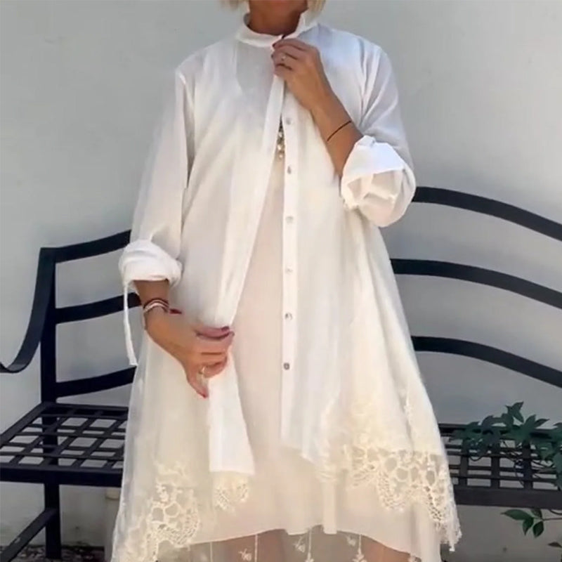 Women’s Sleeveless Dress & Lace Cardigan Set