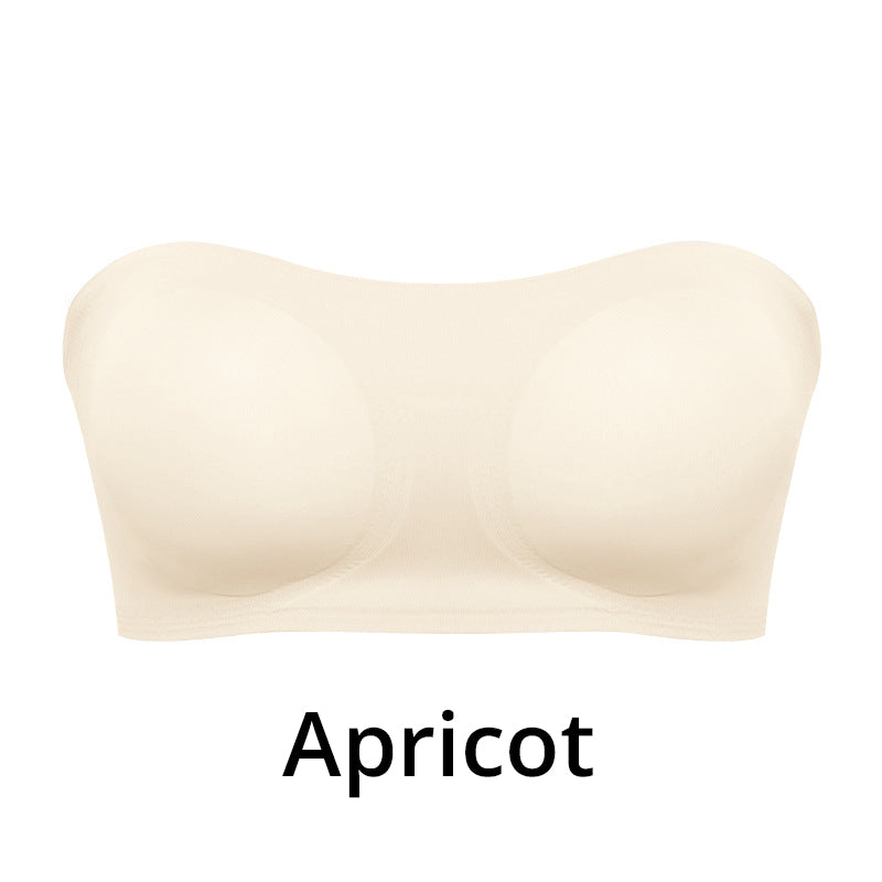 💥Buy 2 Save 10%-Women's Non-Slip Strapless Wireless Bra with Crossover Side Closure