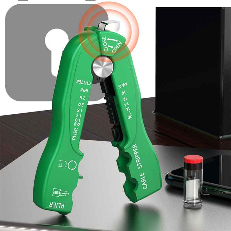 🔥All‑in‑One Cable Stripper & Cutter Tool