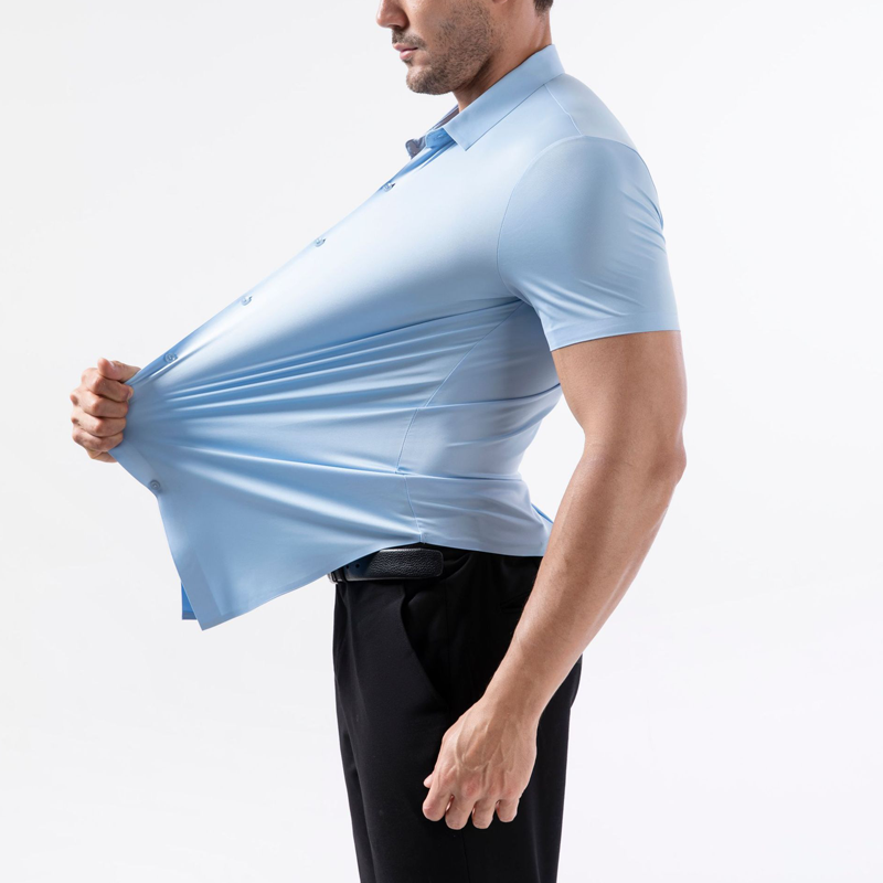 ✨LAST DAY SALE 50% OFF✨Men's Short Sleeve 4-Way Stretch Shirt