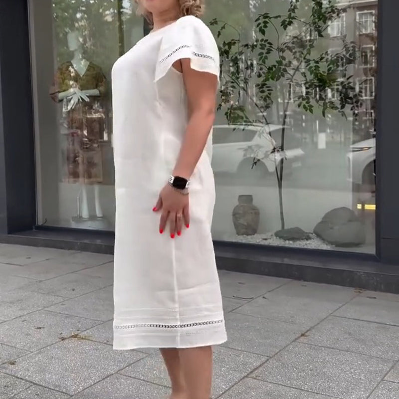 🦋🦋Loose Fit White Maxi Dress