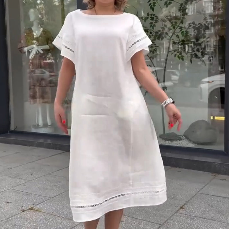 🦋🦋Loose Fit White Maxi Dress