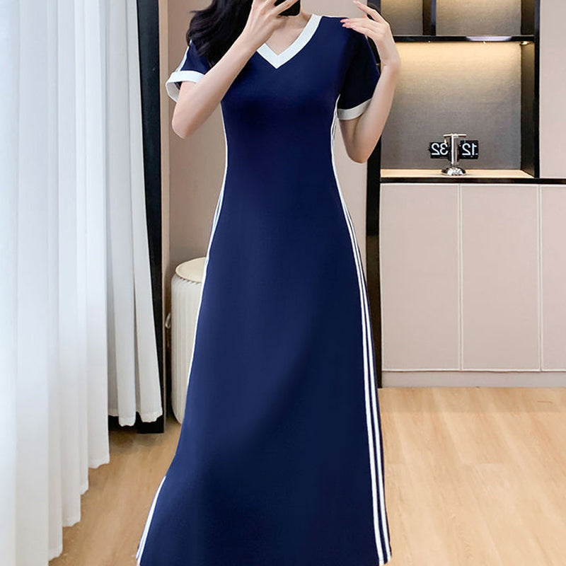 Women's Casual & Simple V-Neck Dress