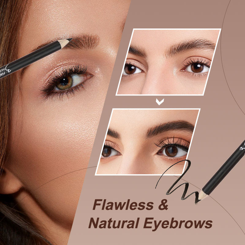 🔥Wooden Waterproof Long Lasting Hardcore Eyebrow Pencils