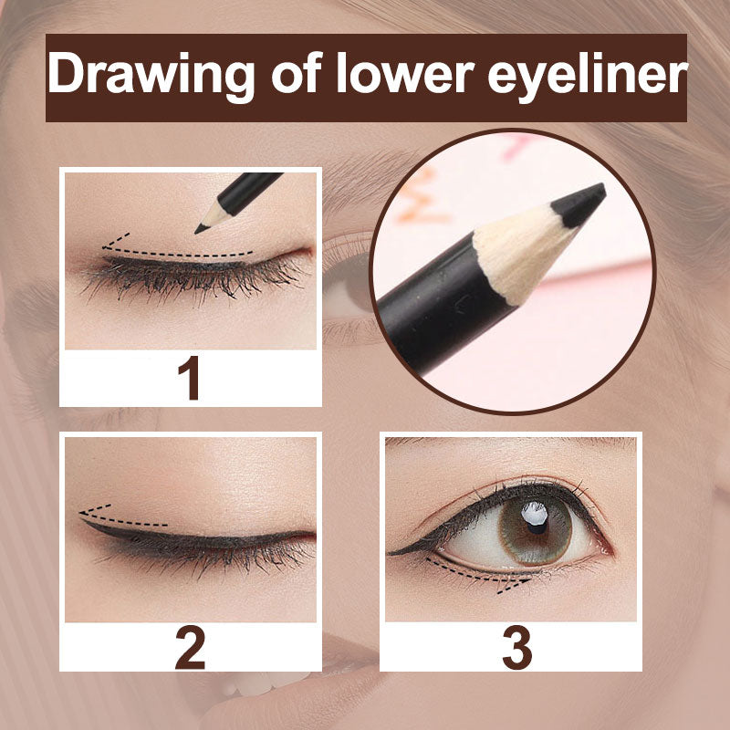 🔥Wooden Waterproof Long Lasting Hardcore Eyebrow Pencils