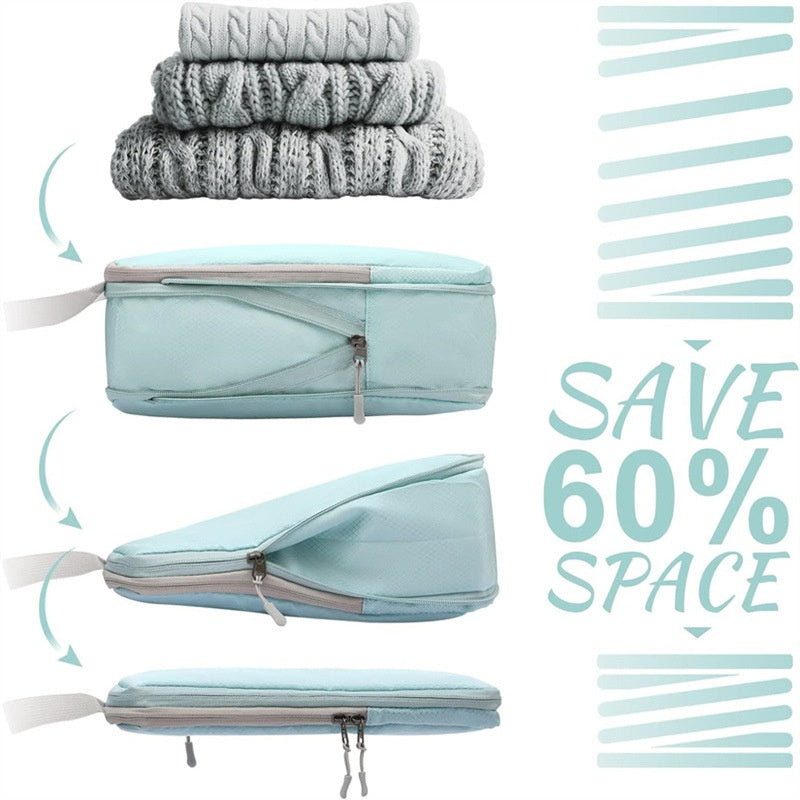 Travel Compression Packing Cubes 4-Piece Set