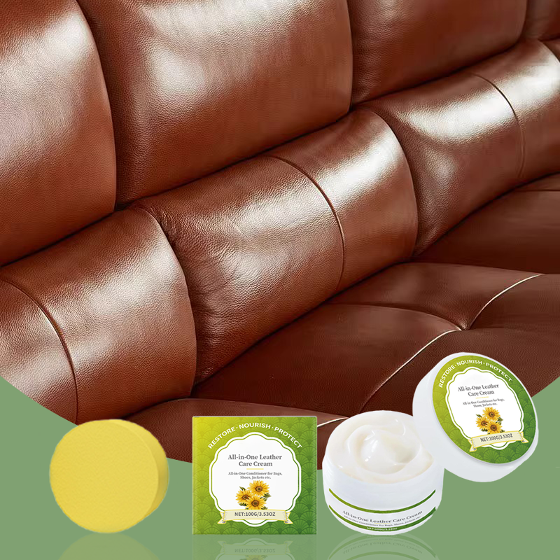 All-in-One Leather Care Cream with Sponge