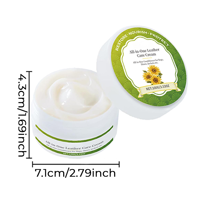 All-in-One Leather Care Cream with Sponge
