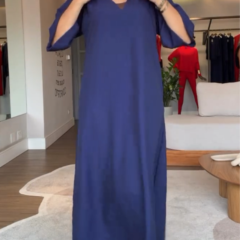 💕What should I wear tomorrow?💕Women's V-Neck Sleeveless Split Maxi Dress
