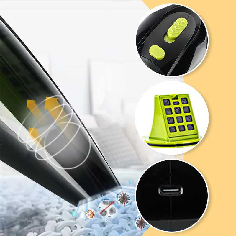 🚗💨 Must-have for drivers! Multi-functional Wireless Powerful Car Vacuum Cleaner, effortlessly clean your car interior! 🧹✨