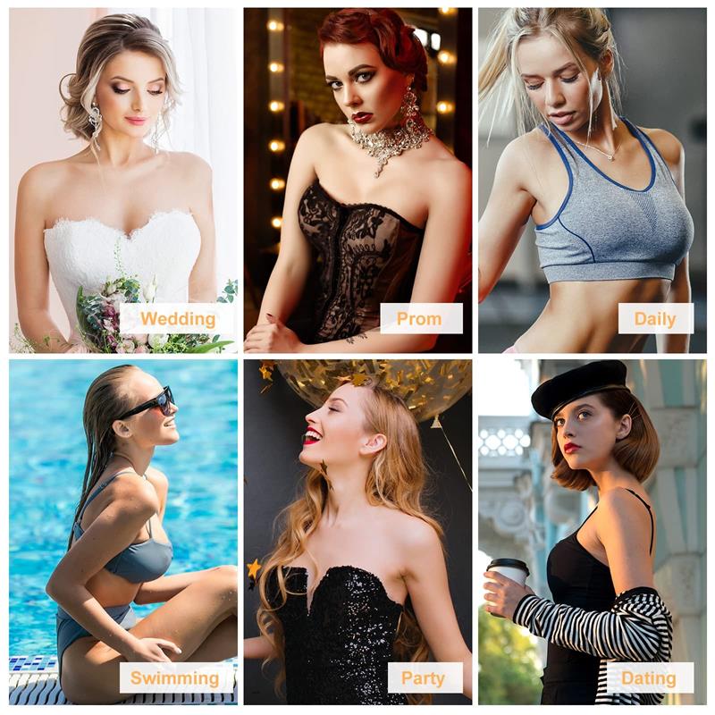 💗BUY 1 GET 1 FREE - 2 PAIRS - 🎁Adhesive invisible gathering bras