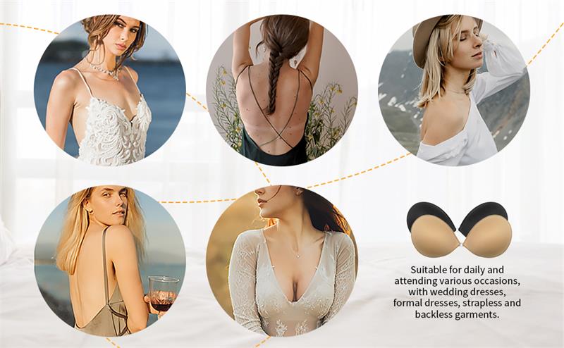💗BUY 1 GET 1 FREE - 2 PAIRS - 🎁Adhesive invisible gathering bras