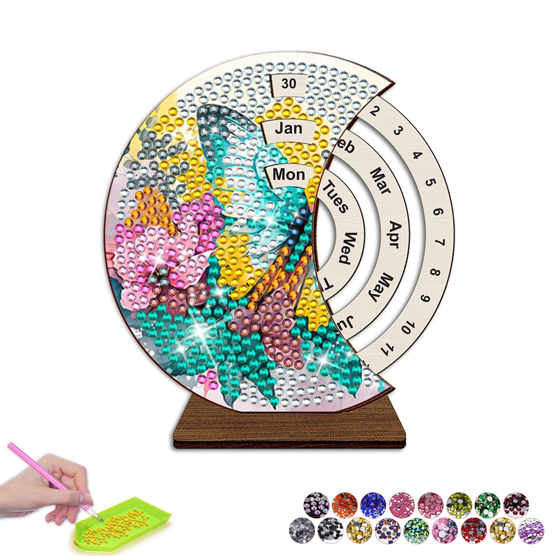 DIY Diamond Art Calendar Ornament Kit