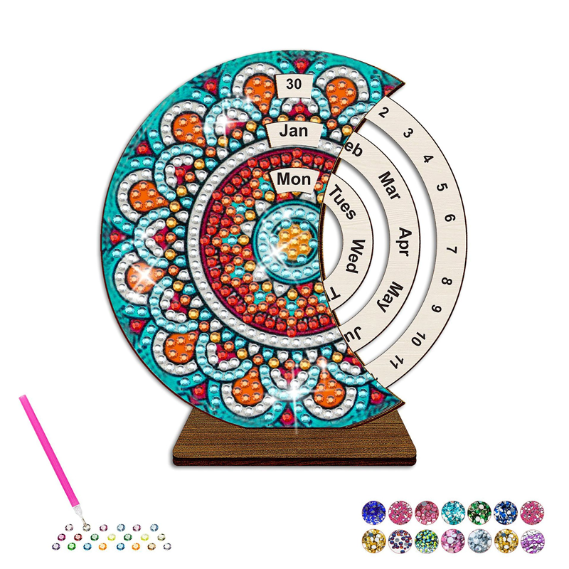 DIY Diamond Art Calendar Ornament Kit