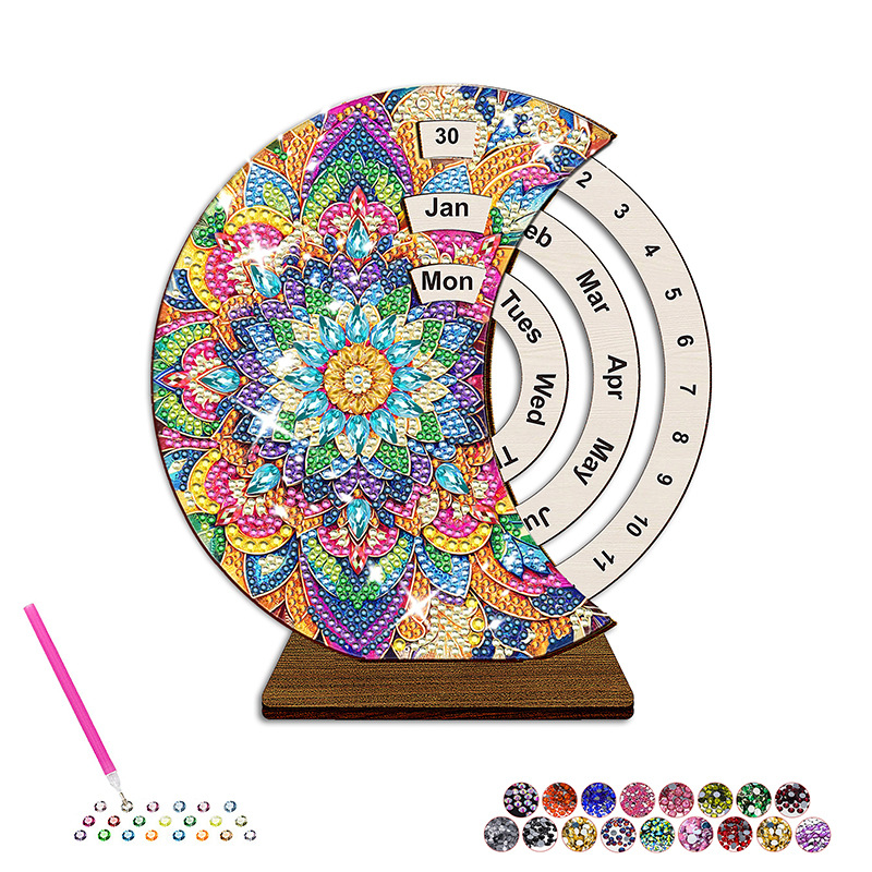 DIY Diamond Art Calendar Ornament Kit