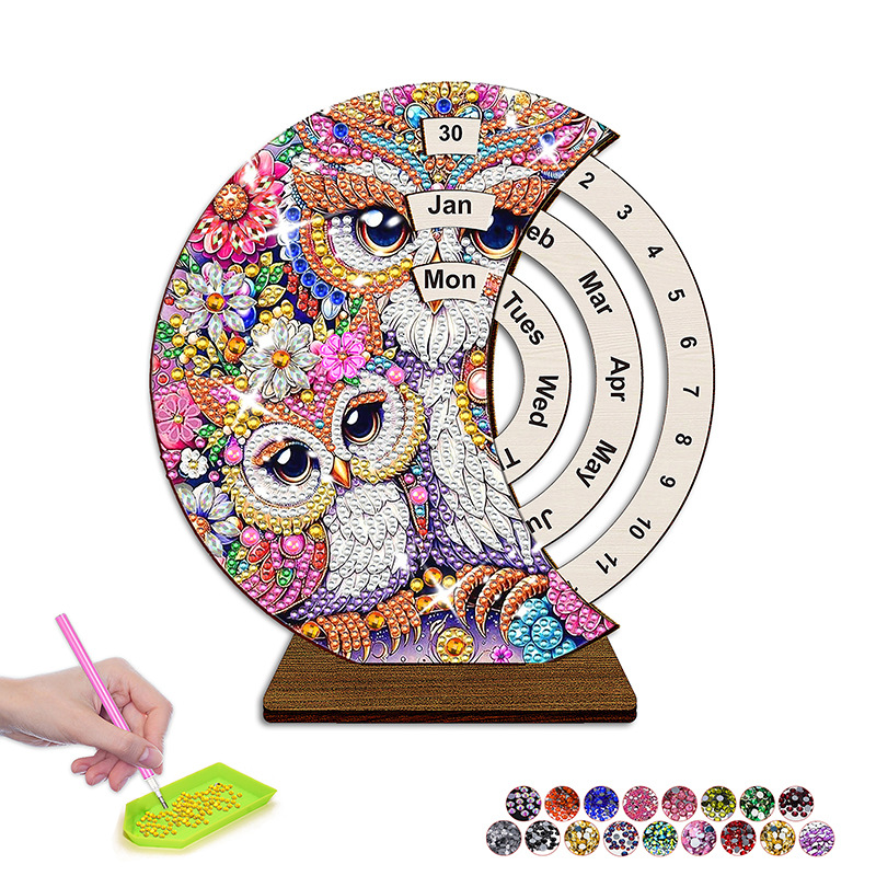 DIY Diamond Art Calendar Ornament Kit