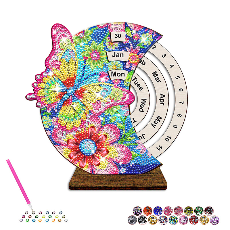 DIY Diamond Art Calendar Ornament Kit