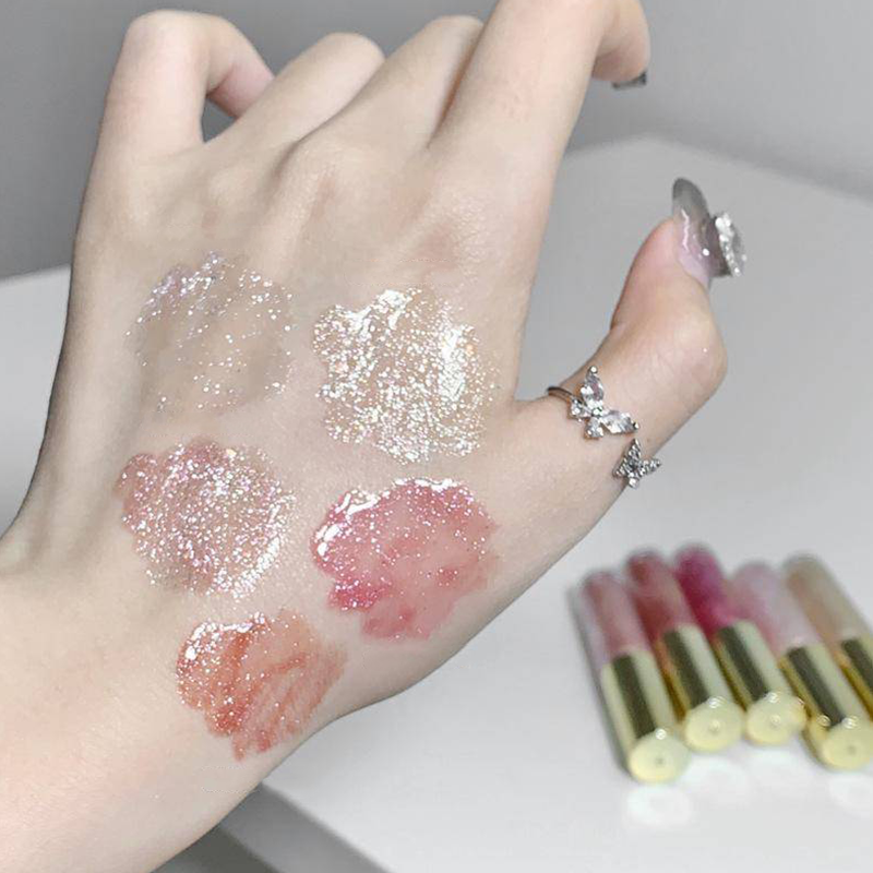 🎉Hydrating High-Gloss Glittery Lip Gloss