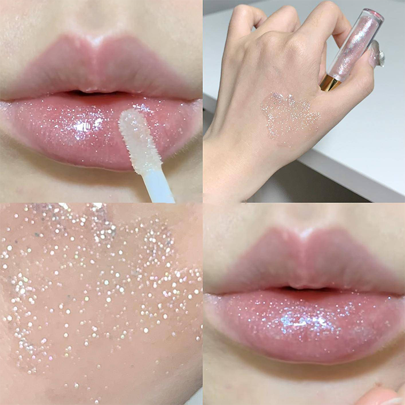 🎉Hydrating High-Gloss Glittery Lip Gloss
