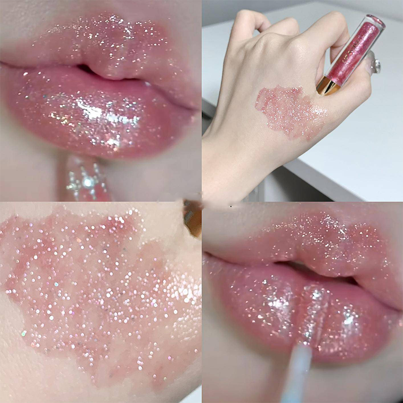 🎉Hydrating High-Gloss Glittery Lip Gloss