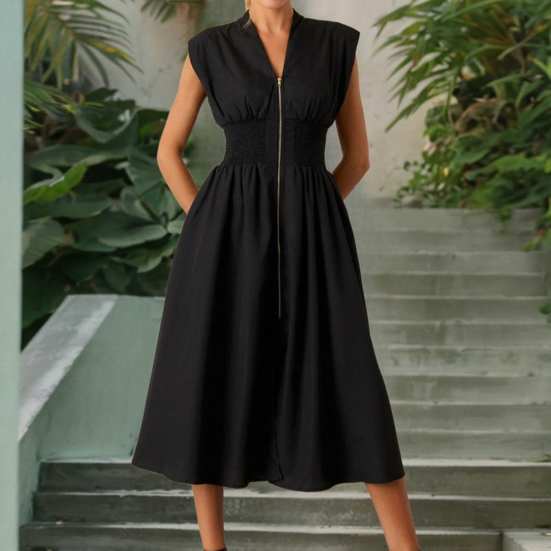 💃Hot Sale 50%⏰Women's Elegant V-Neck Split Maxi Dress👗