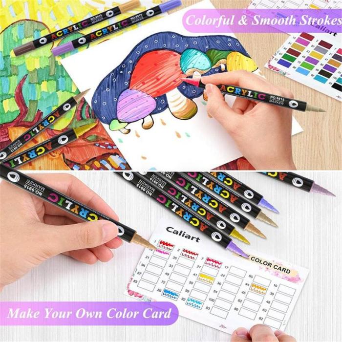 🔥Dual Tip Acrylic Paint Pen Marker