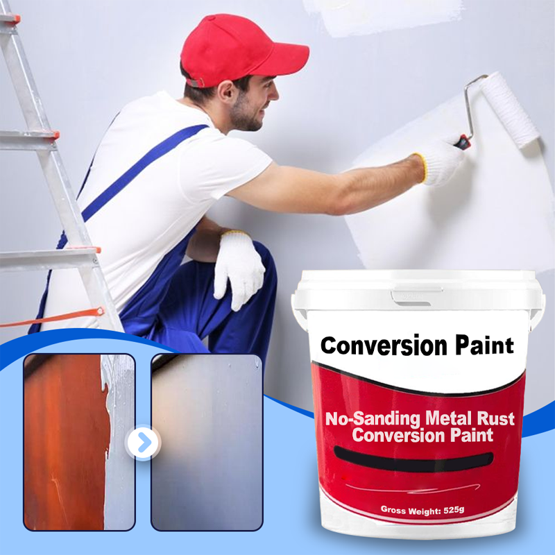 No-Sanding Metal Rust Conversion Paint