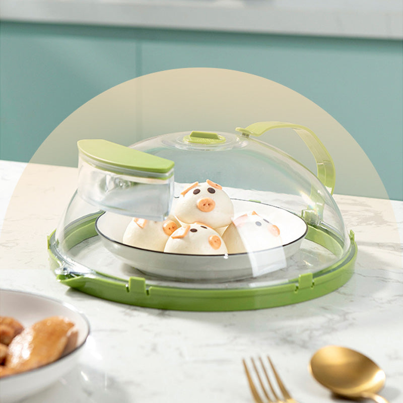 🔥New Hot Selling 50% OFF❤️🔥 Clear Microwave Splatter Cover with Water Steamer and Handle