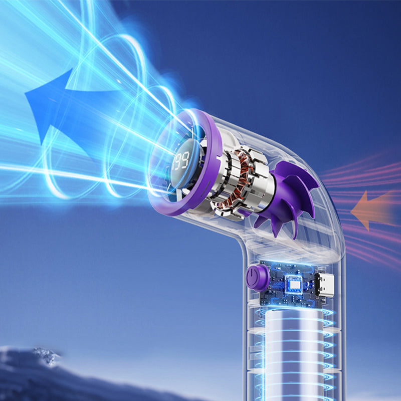 Portable Adjustable Curved Shaped Handheld Fan