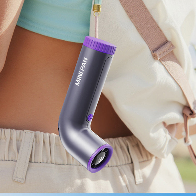 Portable Adjustable Curved Shaped Handheld Fan