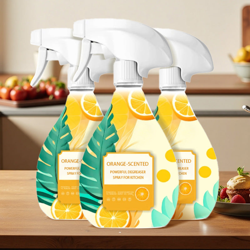 Orange-Scented Powerful Degreaser Spray for Kitchen