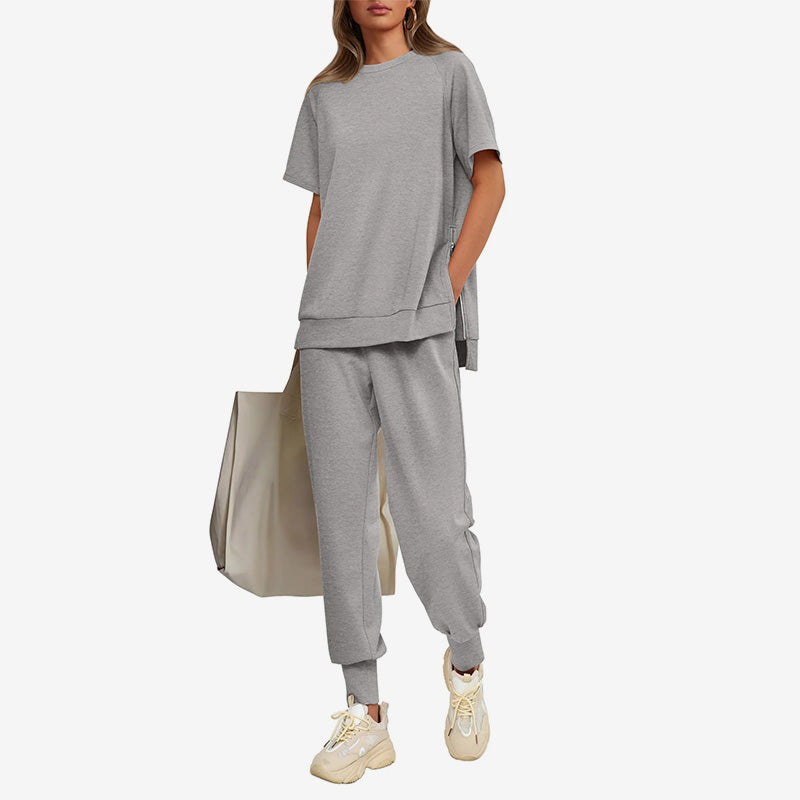 🌸New Arrival 50%OFF💖 Women’s Casual Loose Fit Two-Piece T-Shirt & Pants Tracksuit Set