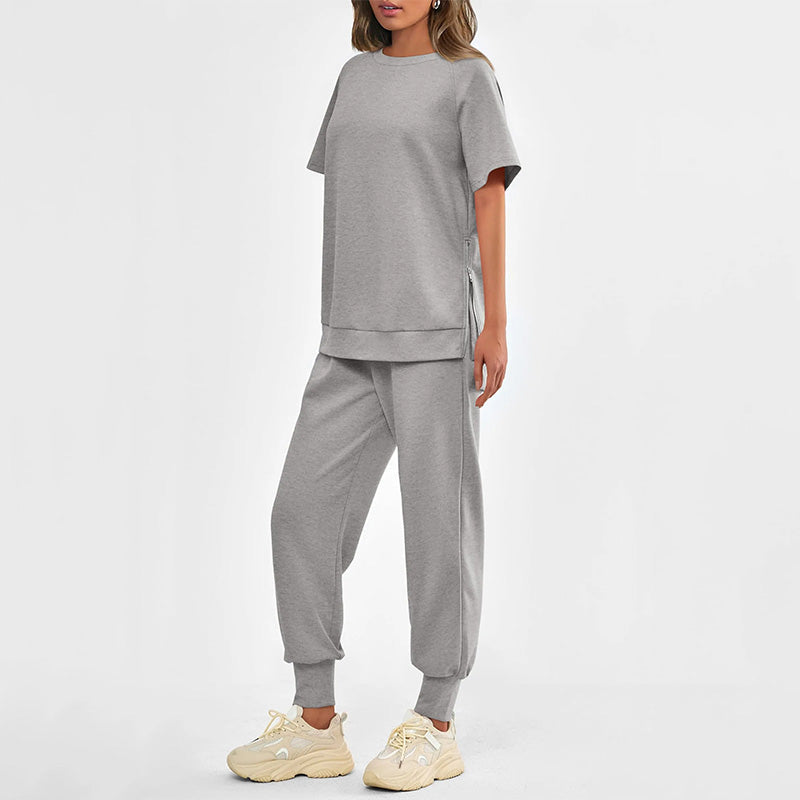 🌸New Arrival 50%OFF💖 Women’s Casual Loose Fit Two-Piece T-Shirt & Pants Tracksuit Set