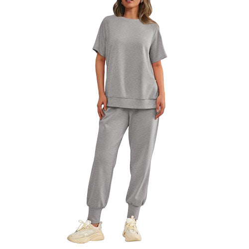 🌸New Arrival 50%OFF💖 Women’s Casual Loose Fit Two-Piece T-Shirt & Pants Tracksuit Set
