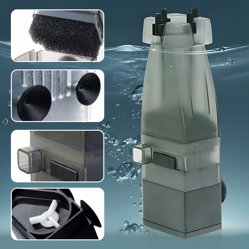 🐟Aquarium surface skimmer:✨no more oil film/biofilm/protein